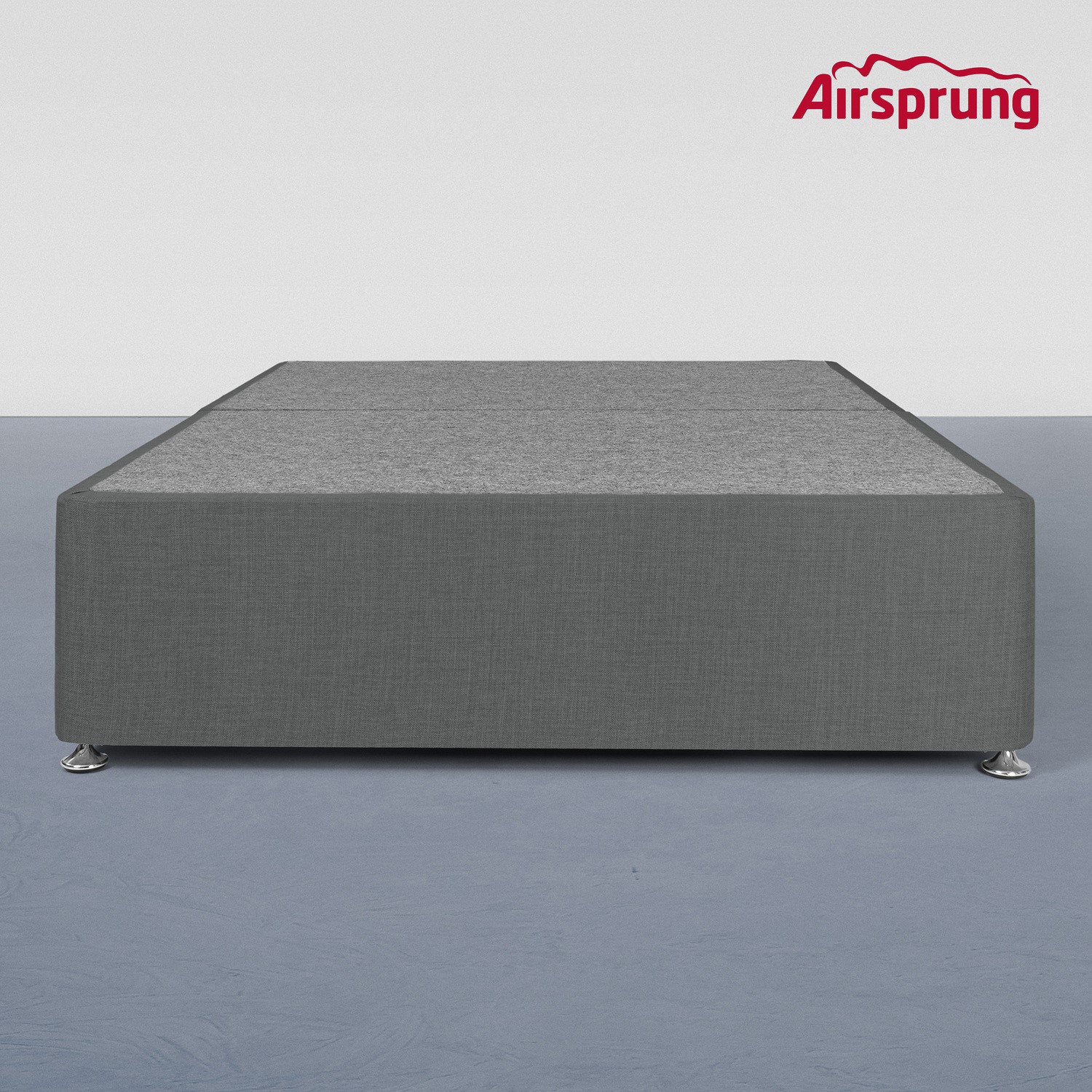 Read more about Airsprung kelston small double 2 drawer divan charcoal
